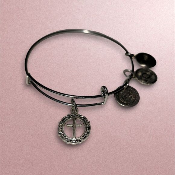 Alex and Ani Charm Bracelet Christian Promise Charms - Picture 1 of 4